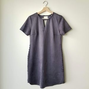 Mac & Me | SS Soft Choker Neck Tie Dress